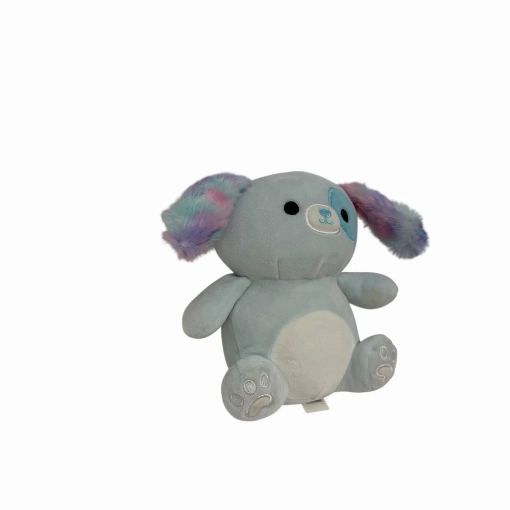 Squishmallows Kellytoy Demir Pastel Blue Rainbow‎ Dog 7